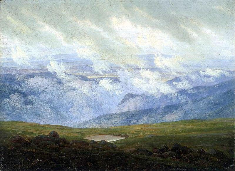 Caspar David Friedrich Drifting Clouds oil painting picture